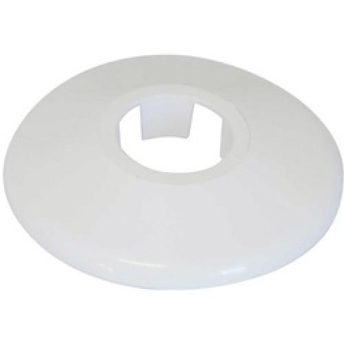 PLASTIC PIPE COLLAR 15MM WHITE PC15 TALON Twiggs